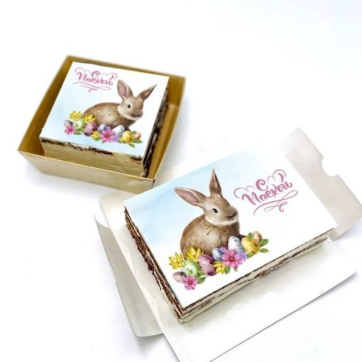 Торт-открытка "Пасхальный кролик"