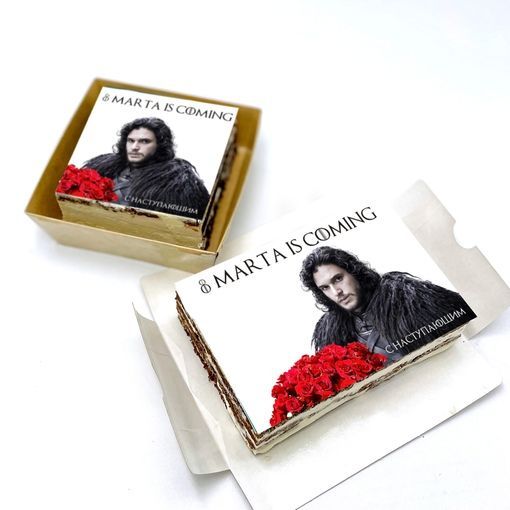 Торт-открытка "С наступающим..."